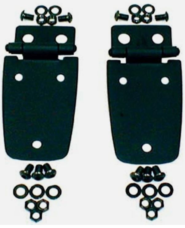 Rugged Ridge For 97-06 Jeep Wrangler Black Hood Hinges