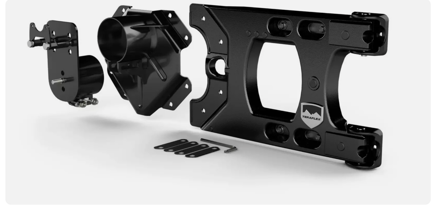 Terraflex Jeep JK HD Aluminium Tyre Carrier Mounting Kit