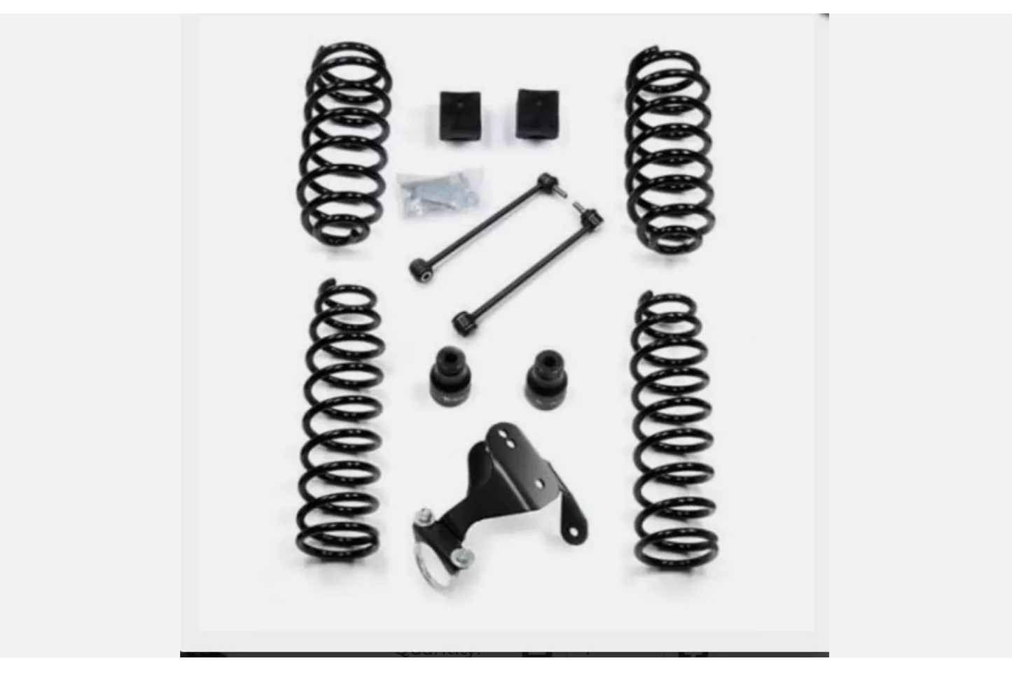 Terraflex Budget Lift Kit Jeep JK 2.5" 4 door standard Springs Right Hand Drive