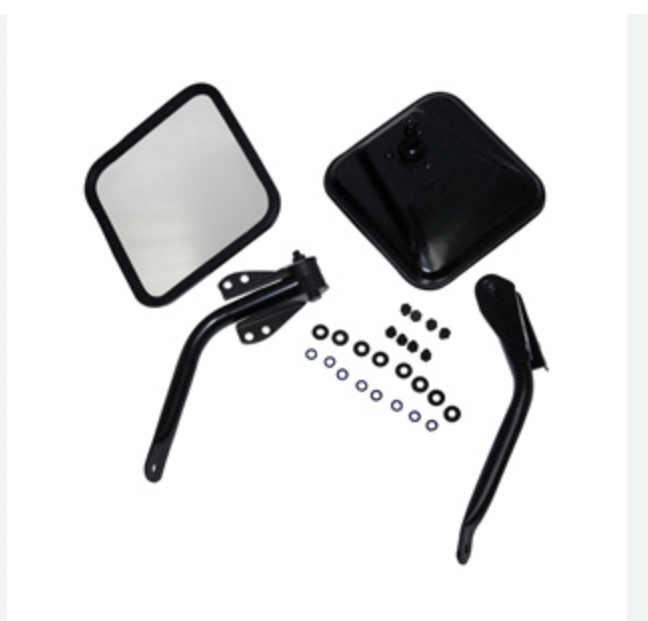 Left & Right Mirror CJ, J10 (Black)