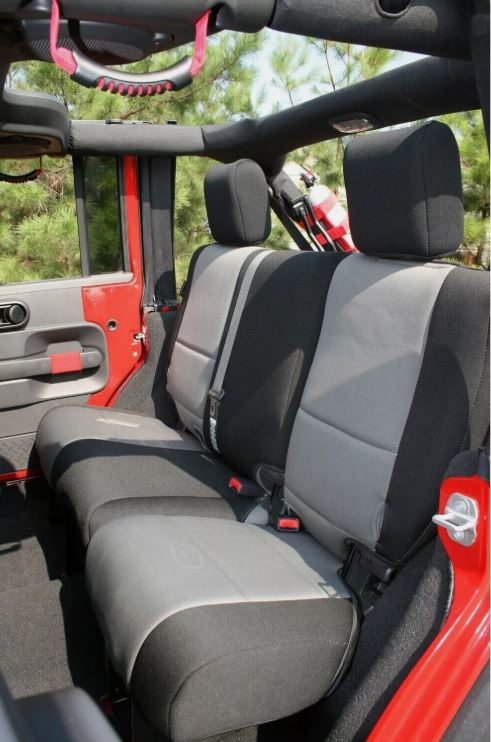 Rugged Ridge Custom Neoprene Seat Cover Fits 07-18 Wrangler (JK) 2door rear