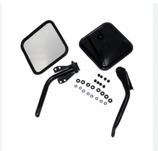 Left & Right Mirror CJ, J10 (Black)